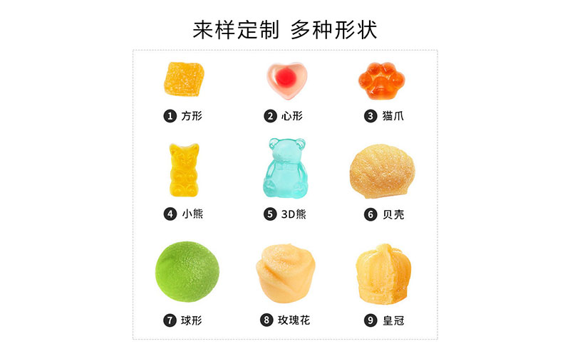 軟糖OEM代加工，營(yíng)養(yǎng)更美味